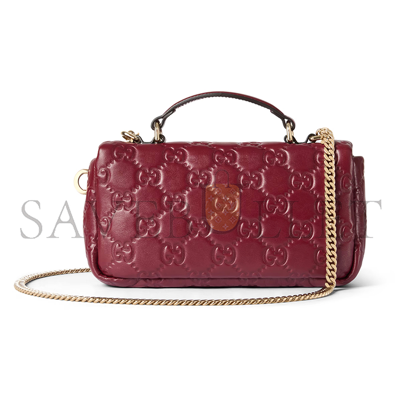 G*u*i gg milano small top handle bag 806017 (21*12.5*6cm)